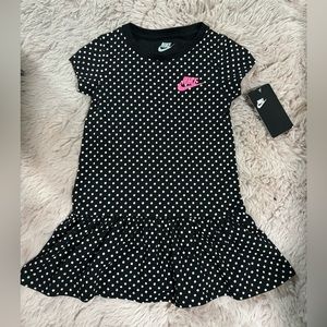 Nike Black Polka Dot Dress